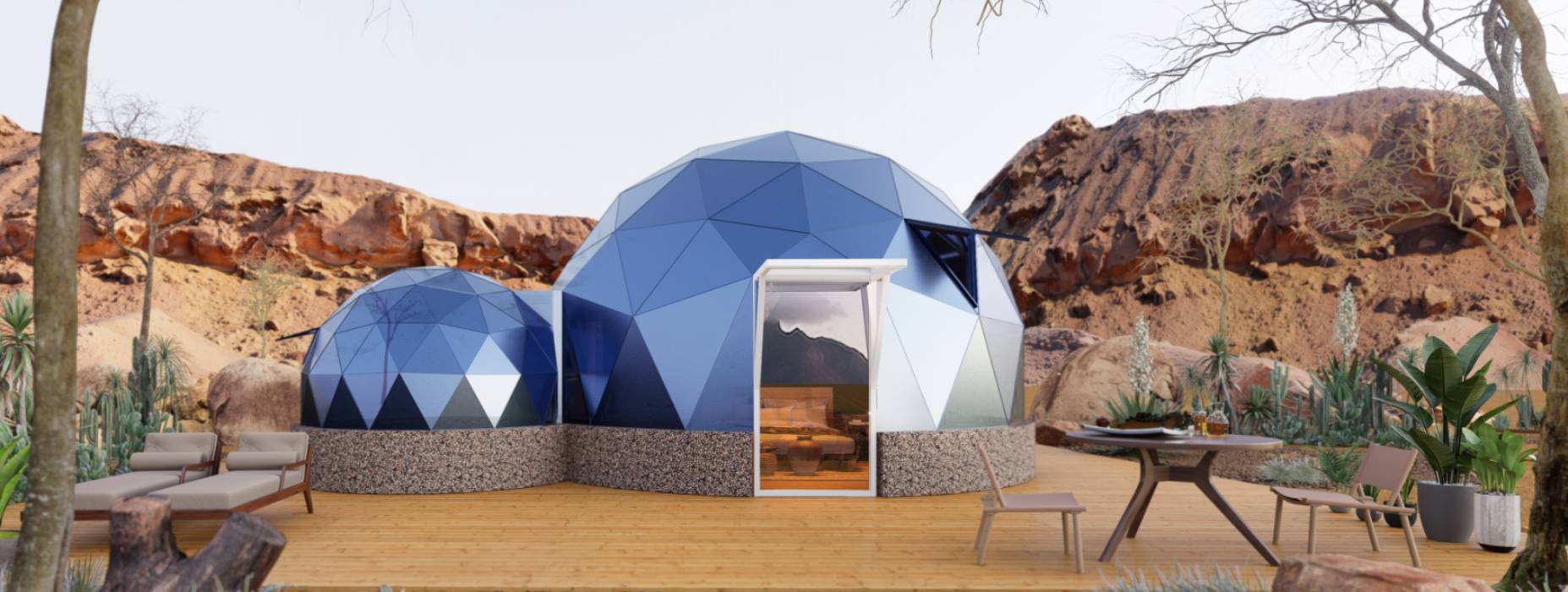 紫云球形智能光伏玻璃星空房